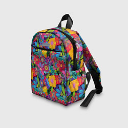 Детский рюкзак Яркие цветы, цвет: 3D-принт — фото 2