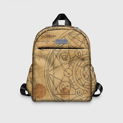 Детский рюкзак Дневник алхимика / 3D-принт – фото 1