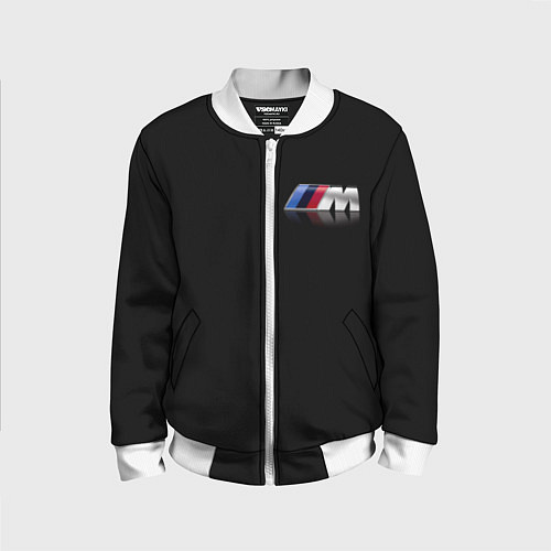 Детский бомбер BMW motorsport / 3D-Белый – фото 1