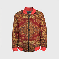 Бомбер детский Человек-ковер, цвет: 3D-красный