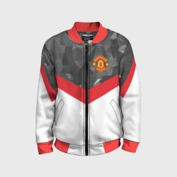 Детский бомбер Man United FC: Grey Polygons