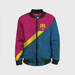 Бомбер детский Barcelona FC: Sport Camo 2018, цвет: 3D-черный