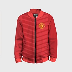 Бомбер детский FC Manchester United: Reverse, цвет: 3D-красный
