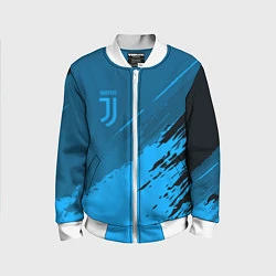 Бомбер детский FC Juventus: Blue Original, цвет: 3D-белый