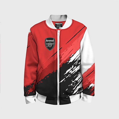 Детский бомбер FC Arsenal: Original / 3D-Белый – фото 1