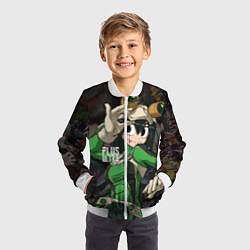 Бомбер детский My Hero Academia в очках, цвет: 3D-белый — фото 2