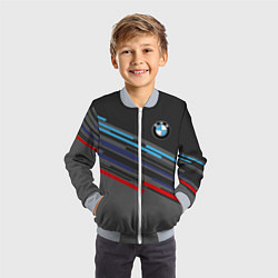 Бомбер детский BMW BRAND COLOR, цвет: 3D-серый — фото 2