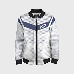 Бомбер детский N7: White Armor, цвет: 3D-черный