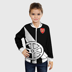 Бомбер детский FC Arsenal: Exclusive, цвет: 3D-белый — фото 2