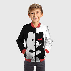 Бомбер детский Monokuma Drae, цвет: 3D-красный — фото 2