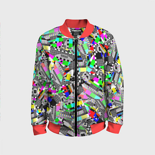 Детский бомбер Экран профилактики / 3D-Красный – фото 1