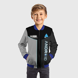 Бомбер детский Detroit: Android RK900, цвет: 3D-синий — фото 2