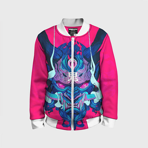 Детский бомбер Мифический зверь / 3D-Белый – фото 1