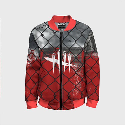 Детский бомбер Dead by Daylight: Blooded Zone / 3D-Красный – фото 1