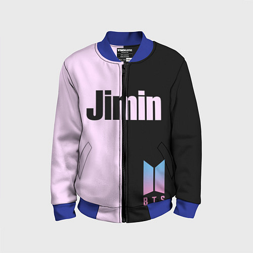 Детский бомбер BTS Jimin / 3D-Синий – фото 1