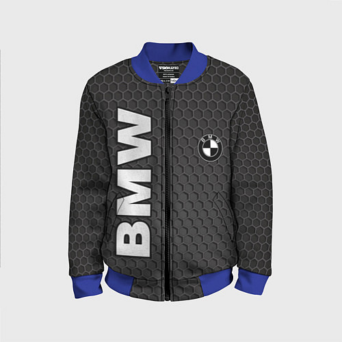 Детский бомбер BMW / 3D-Синий – фото 1