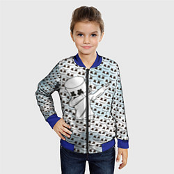 Бомбер детский Marshmello DAB, цвет: 3D-синий — фото 2