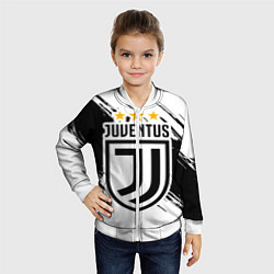 Бомбер детский Juventus: 3 Stars, цвет: 3D-белый — фото 2