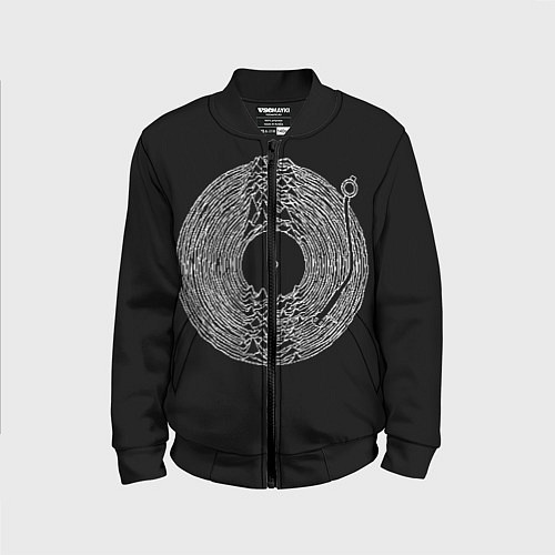 Детский бомбер Joy Division / 3D-Черный – фото 1