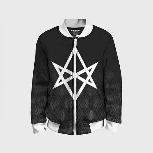 Детский бомбер BRING ME THE HORIZON / 3D-Белый – фото 1