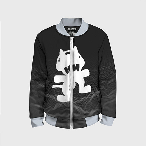 Детский бомбер MONSTERCAT / 3D-Серый – фото 1