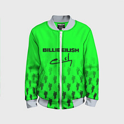 Бомбер детский Billie Eilish: Green Autograph, цвет: 3D-серый