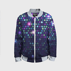 Детский бомбер Блестки диско