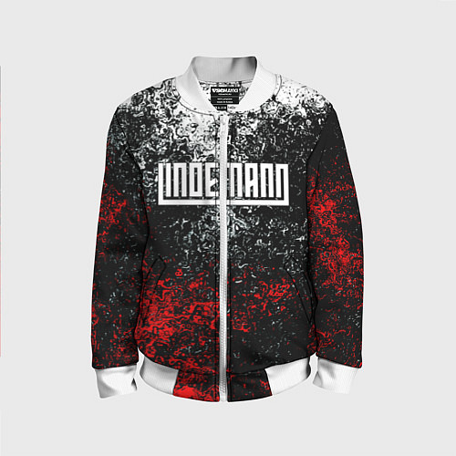 Детский бомбер LINDEMANN: Colour Splash / 3D-Белый – фото 1