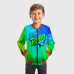 Бомбер детский Stray Kids, цвет: 3D-красный — фото 2