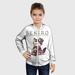 Бомбер детский Sekiro:Shadows Die Twice, цвет: 3D-белый — фото 2