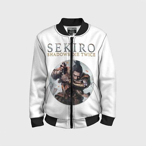 Детский бомбер Sekiro / 3D-Черный – фото 1