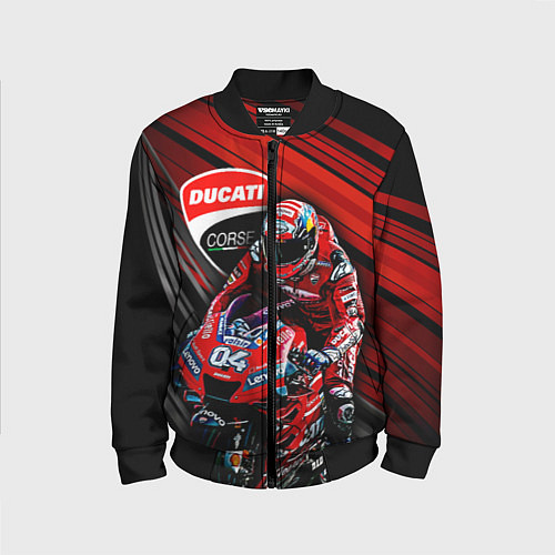 Детский бомбер Andrea Dovizioso / 3D-Черный – фото 1
