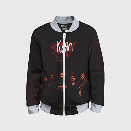 Детский бомбер Korn / 3D-Серый – фото 1