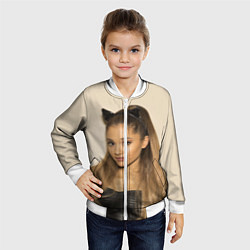 Бомбер детский Ariana Grande Ариана Гранде, цвет: 3D-белый — фото 2