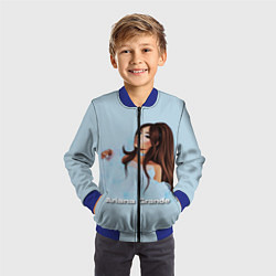 Бомбер детский Ariana Grande Ариана Гранде, цвет: 3D-синий — фото 2