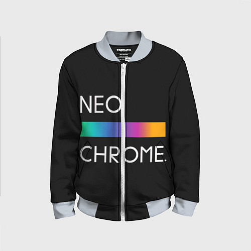 Детский бомбер NEO CHROME / 3D-Серый – фото 1