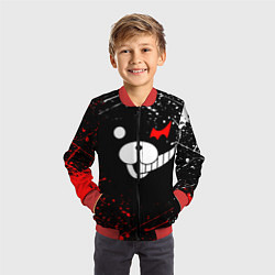 Бомбер детский MONOKUMA, цвет: 3D-красный — фото 2