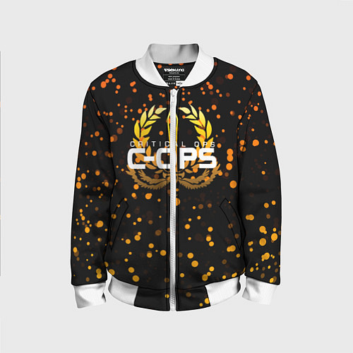 Детский бомбер CRITICAL OPS C-OPS / 3D-Белый – фото 1
