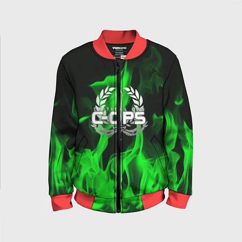 Детский бомбер C-OPSCRITICAL OPS / 3D-Красный – фото 1