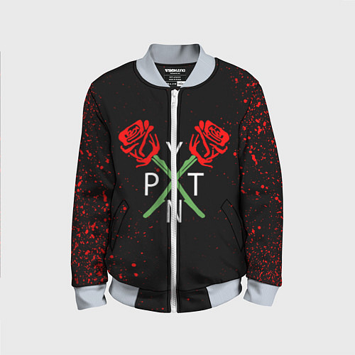 Детский бомбер Payton Moormeier / 3D-Серый – фото 1