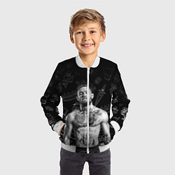 Бомбер детский CONOR McGREGOR, цвет: 3D-белый — фото 2