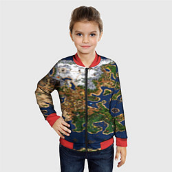 Бомбер детский HEROES 3 КАРТА, цвет: 3D-красный — фото 2