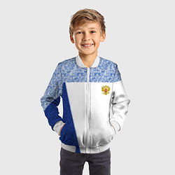 Бомбер детский Форма России, цвет: 3D-белый — фото 2