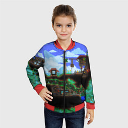 Бомбер детский TERRARIA, цвет: 3D-красный — фото 2