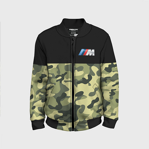 Детский бомбер BMW / 3D-Черный – фото 1