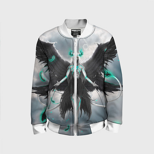 Детский бомбер Bleach anime art / 3D-Белый – фото 1