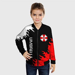 Бомбер детский UMBRELLA CORP, цвет: 3D-черный — фото 2