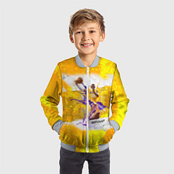 Бомбер детский Kobe Bryant, цвет: 3D-серый — фото 2