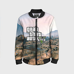 Бомбер детский Grand Theft Auto 5, цвет: 3D-черный
