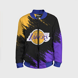Бомбер детский LA LAKERS, цвет: 3D-синий